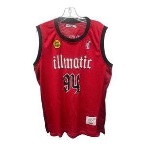 Headgear Classics Nostalgia Co. Nas Illmatic 94 2XL Red White Black Jersey